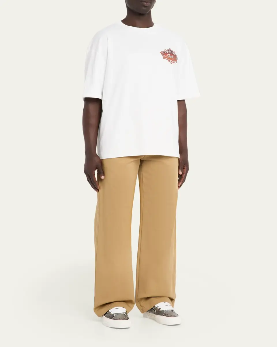 Amiri Men's Pebbled Sunset Grained Leather Low-Top Sneakers | Thumbnail 3 Amiri Men's Pebbled Sunset Grained Leather Low-Top Sneakers | Thumbnail 3