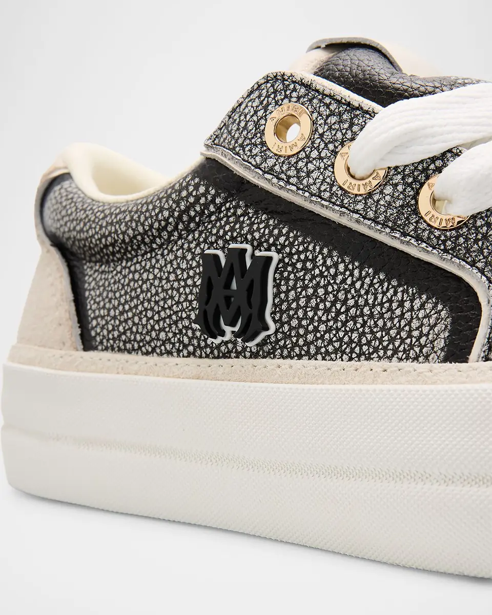 Amiri Men's Pebbled Sunset Grained Leather Low-Top Sneakers | Thumbnail 9 Amiri Men's Pebbled Sunset Grained Leather Low-Top Sneakers | Thumbnail 9
