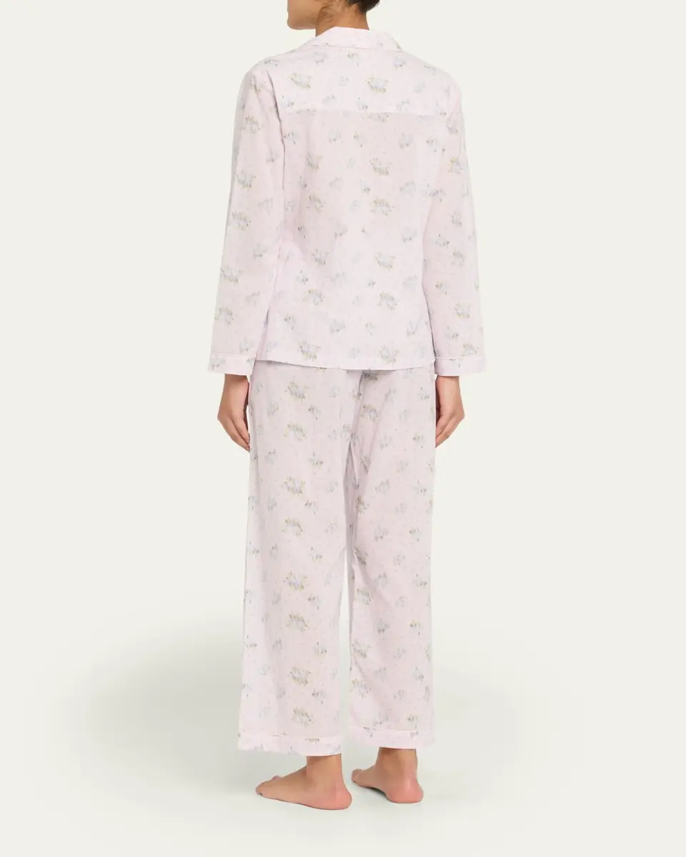 LoveShackFancy Sana Floral Cotton Pajama Set | Thumbnail 3 LoveShackFancy Sana Floral Cotton Pajama Set | Thumbnail 3