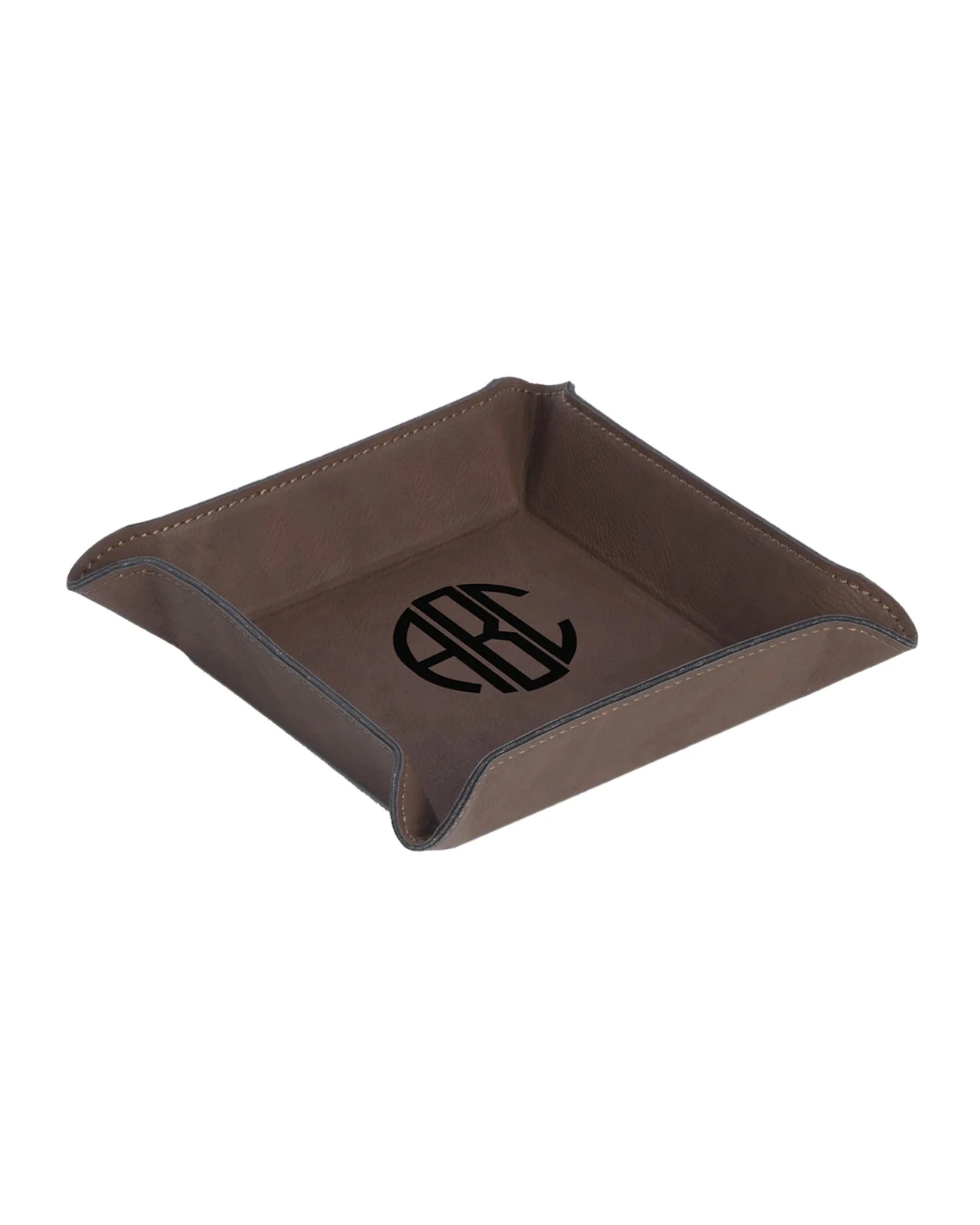 Men's Personalized Vegan Leather Valet Tray