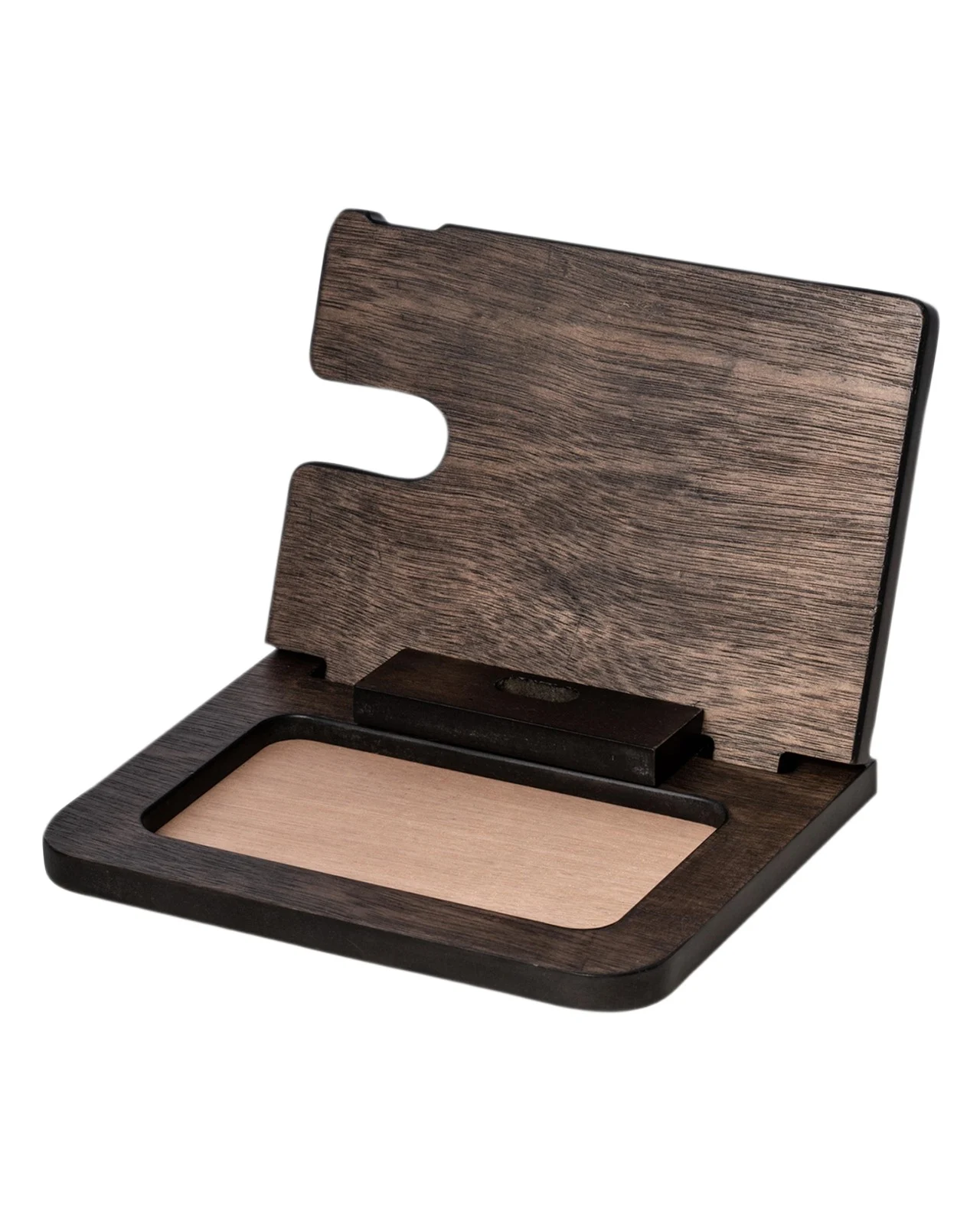 Men's Personalized Wooden Charge Station