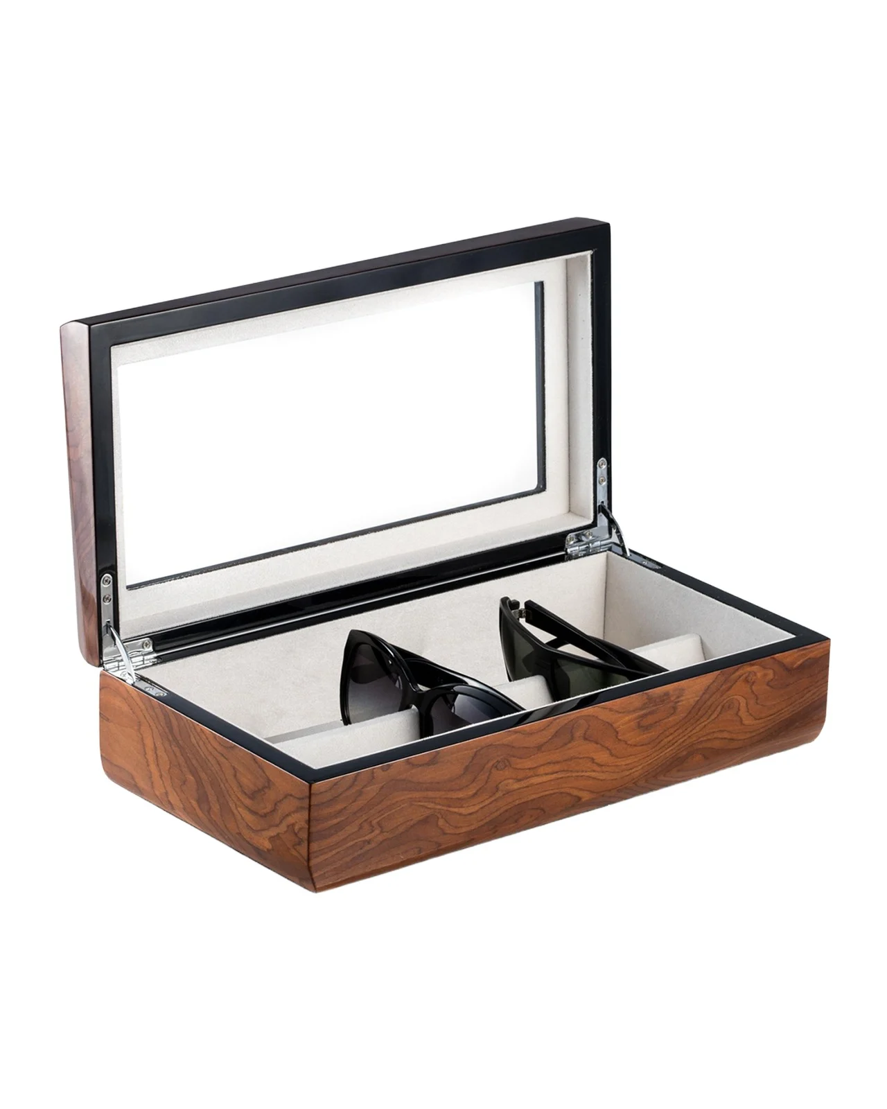 Men's Personalized Wooden Eyeglass Storage Case