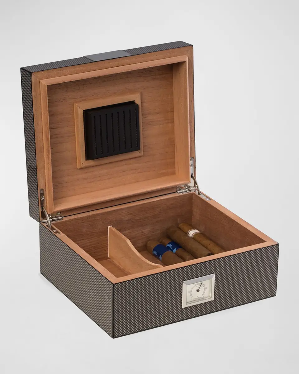 Bey-Berk Men's Personalized Wooden Cigar Humidor | Thumbnail 3 Bey-Berk Men's Personalized Wooden Cigar Humidor | Thumbnail 3
