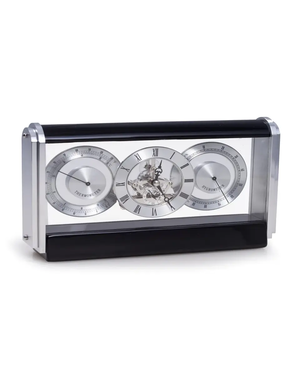 Bey-Berk Skeleton Movement Quartz Clock | Thumbnail 2