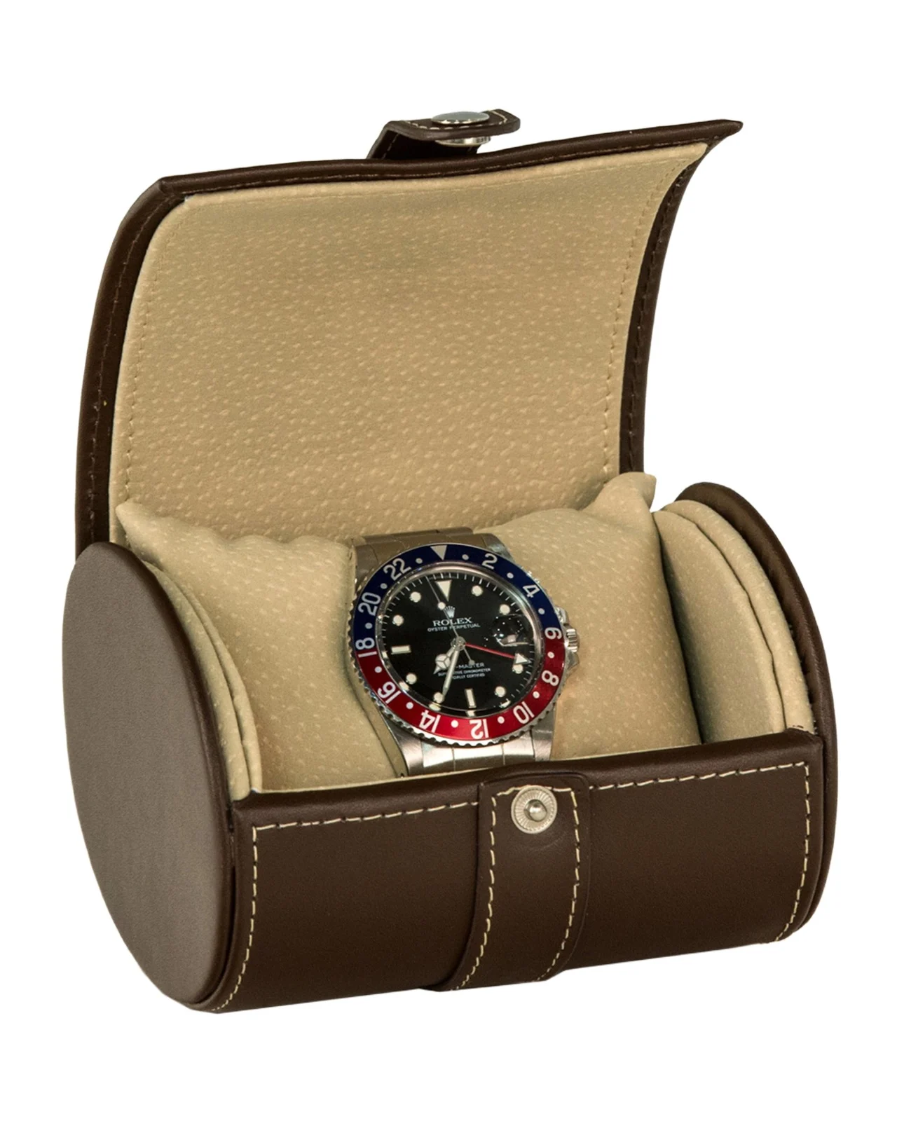 Men's Leather Single-Watch Travel Case Men's Leather Single-Watch Travel Case