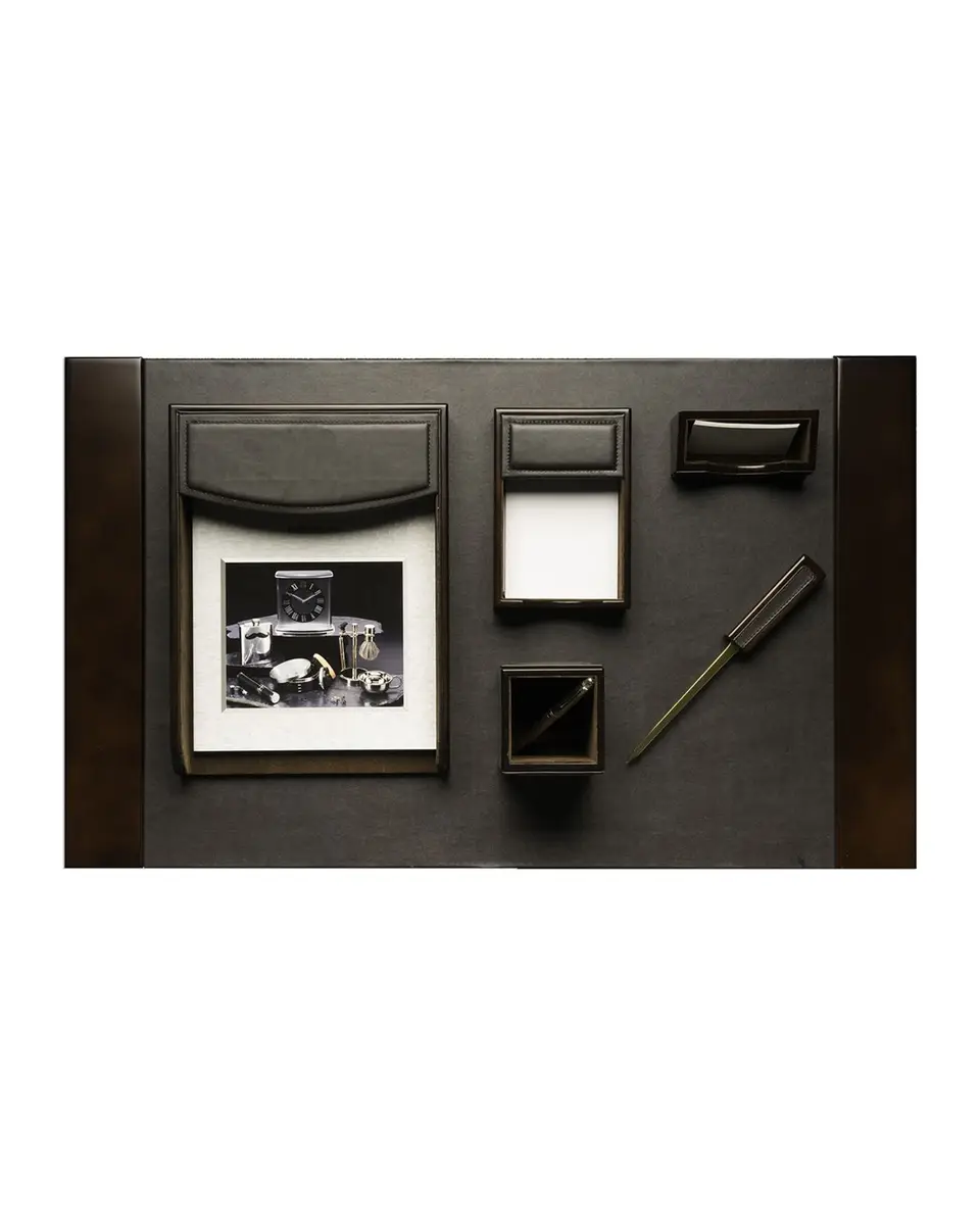 Bey-Berk 6-Piece Leather Desk Set | Thumbnail 2 Bey-Berk 6-Piece Leather Desk Set | Thumbnail 2
