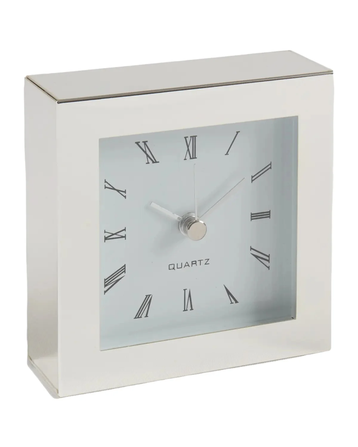 Bey-Berk Lyon Small Square Desk Clock