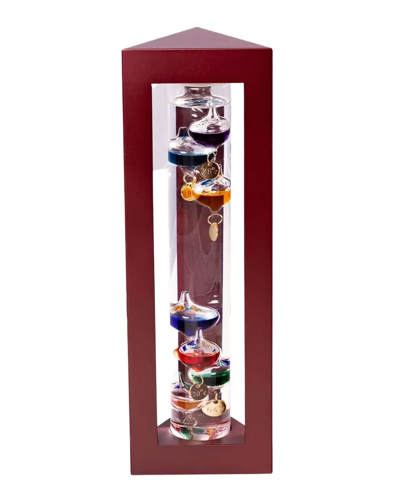Bey-Berk Galileo Thermometer with Multicolor Weights, 13"L | Image 1 Bey-Berk Galileo Thermometer with Multicolor Weights, 13"L | Image 1