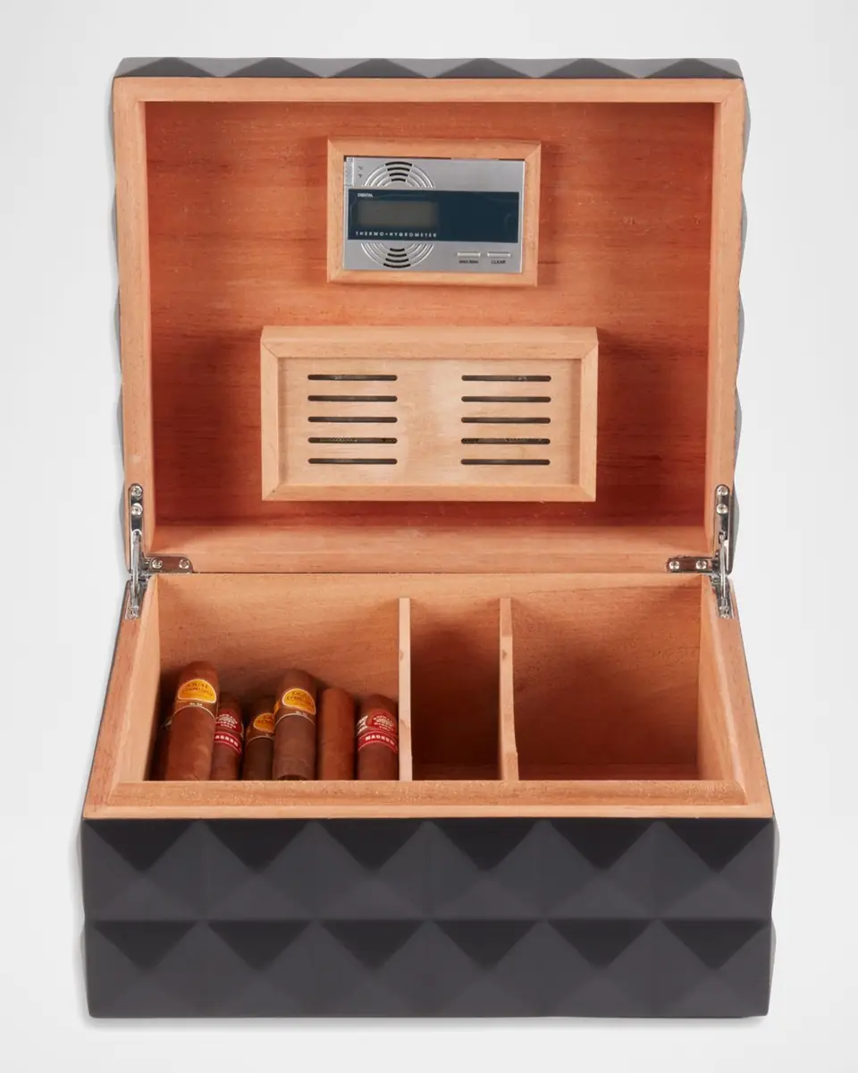 Bey-Berk Richie Pyramid 75-Cigar Humidor | Thumbnail 3