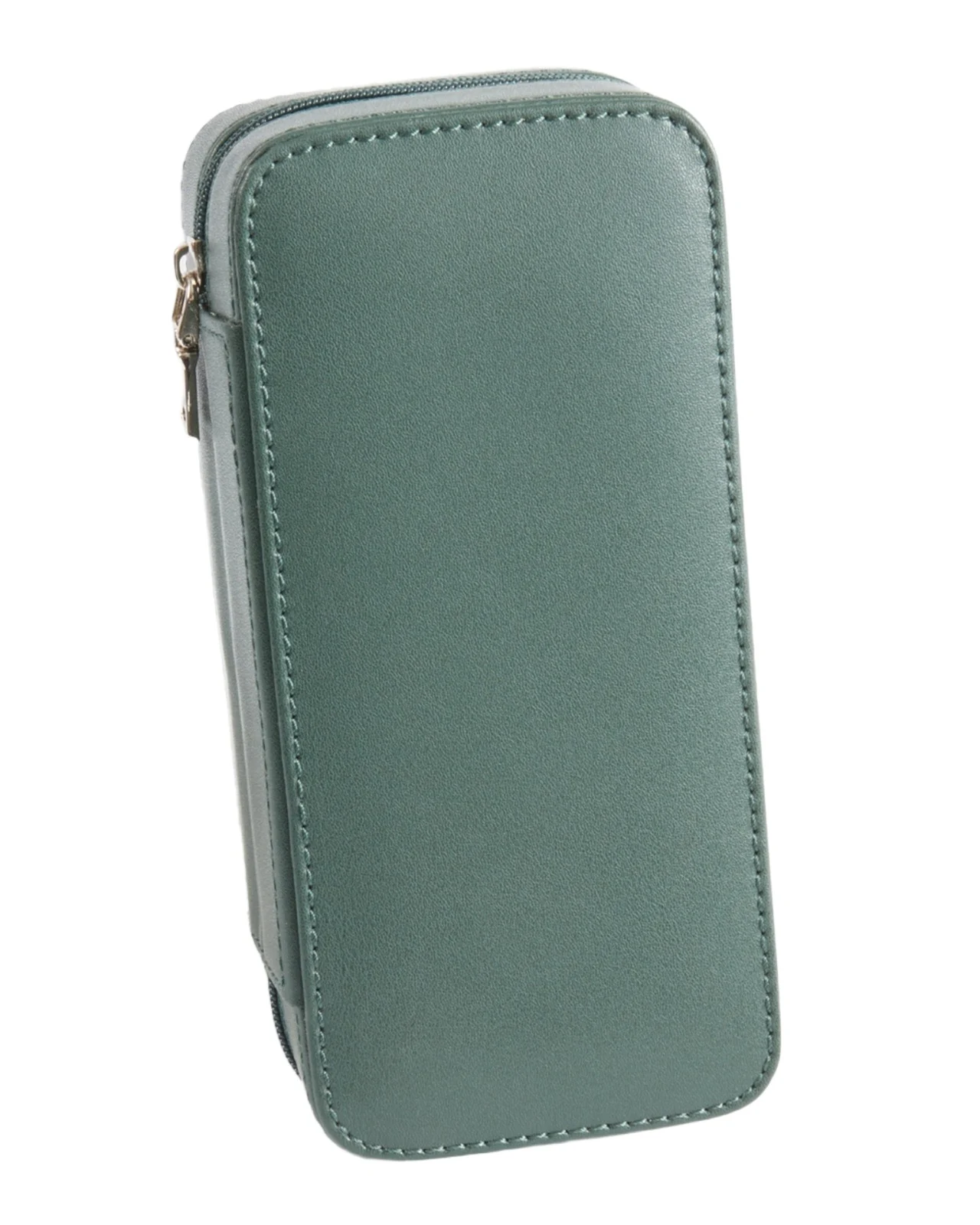 Leather 2-Watch Travel Case