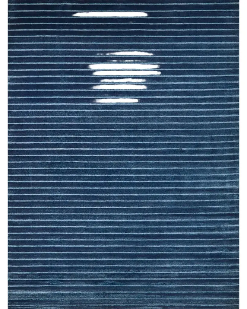 Exquisite Rugs Amani Hand-Loomed Navy Rug, 4 ' x 6 ' | Image 1 Exquisite Rugs Amani Hand-Loomed Navy Rug, 4 ' x 6 ' | Image 1