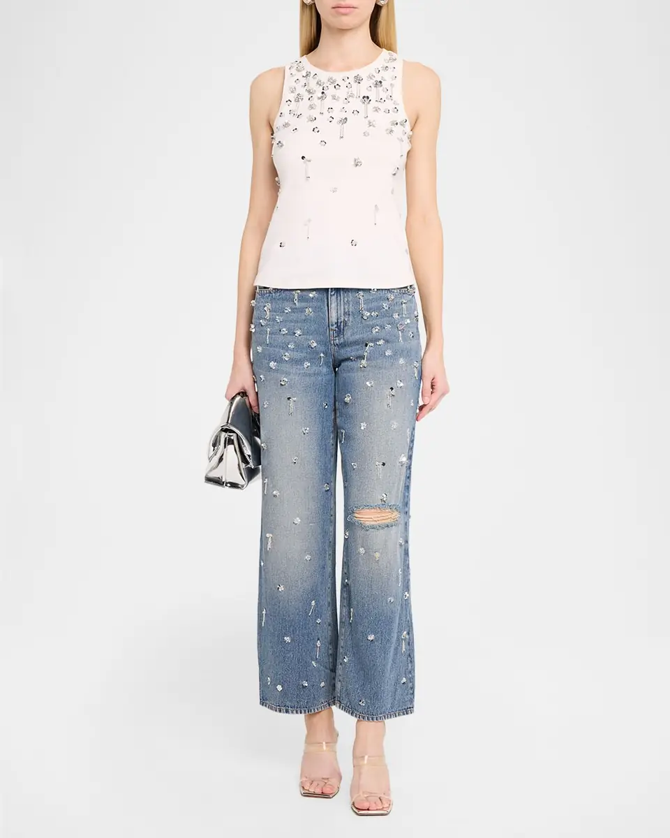 SIMKHAI Alistair Embellished Tank Top | Thumbnail 2 SIMKHAI Alistair Embellished Tank Top | Thumbnail 2