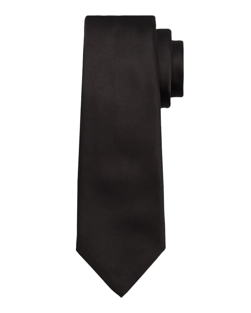 Kiton Men's Solid Silk 7-Fold Tie