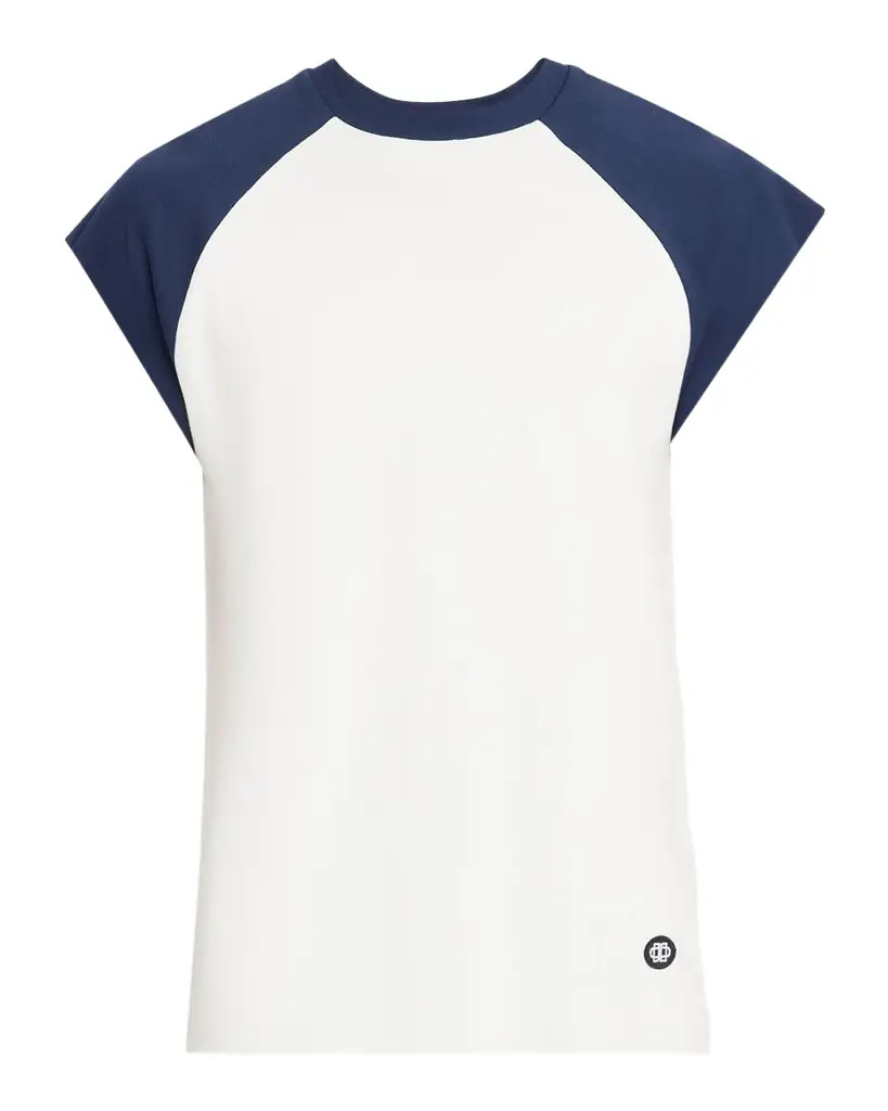 SIMKHAI Men's Reuben Cotton Contrast-Raglan T-Shirt | Image 1 SIMKHAI Men's Reuben Cotton Contrast-Raglan T-Shirt | Image 1