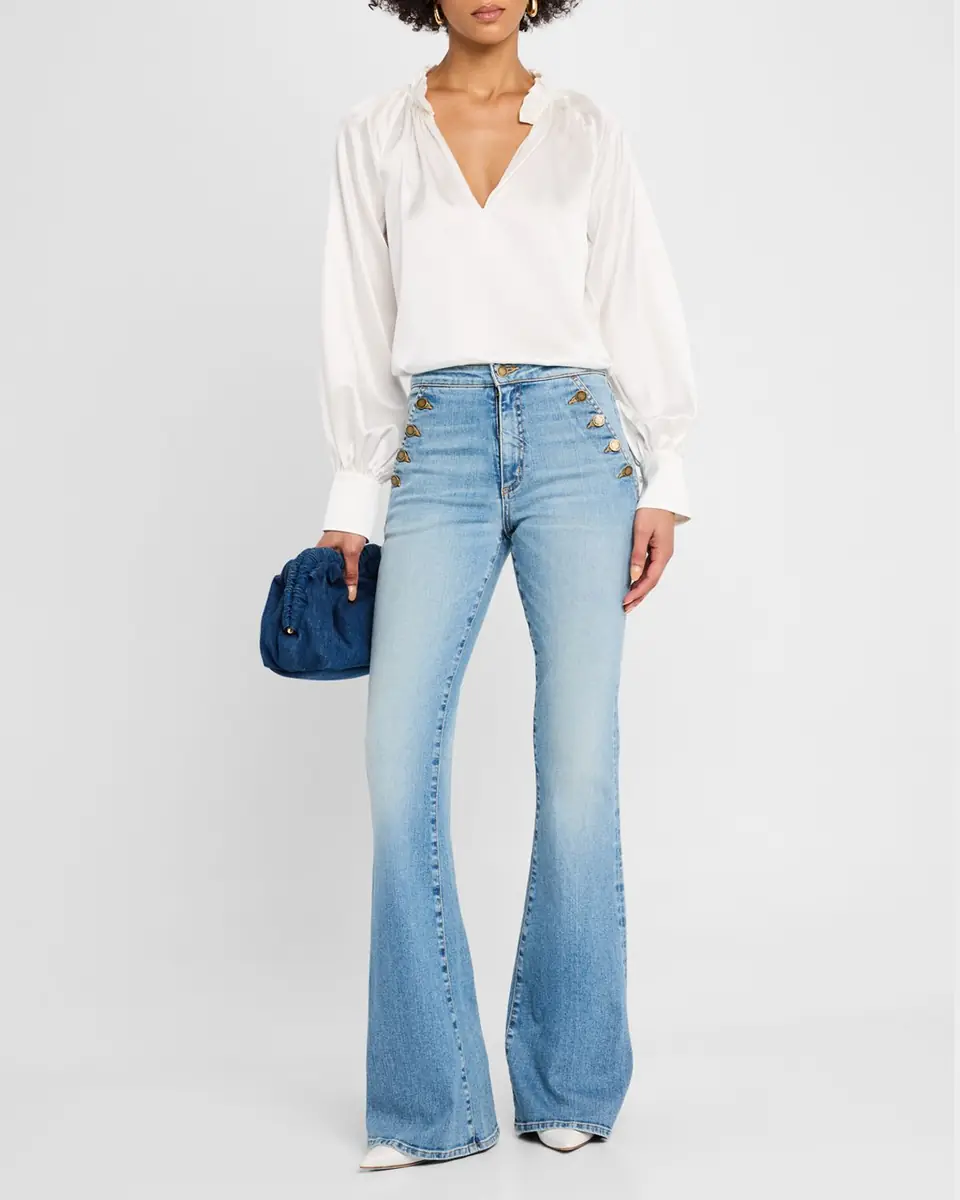 Ramy Brook Helena High-Rise Flare Jeans | Thumbnail 2 Ramy Brook Helena High-Rise Flare Jeans | Thumbnail 2