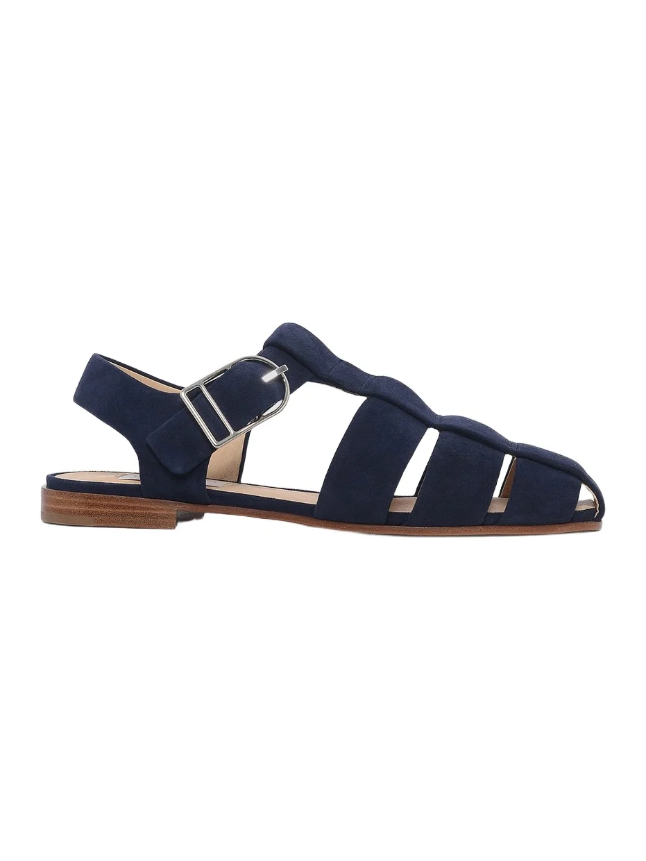 Women's Lynn Suede Flat Sandals Women's Lynn Suede Flat Sandals