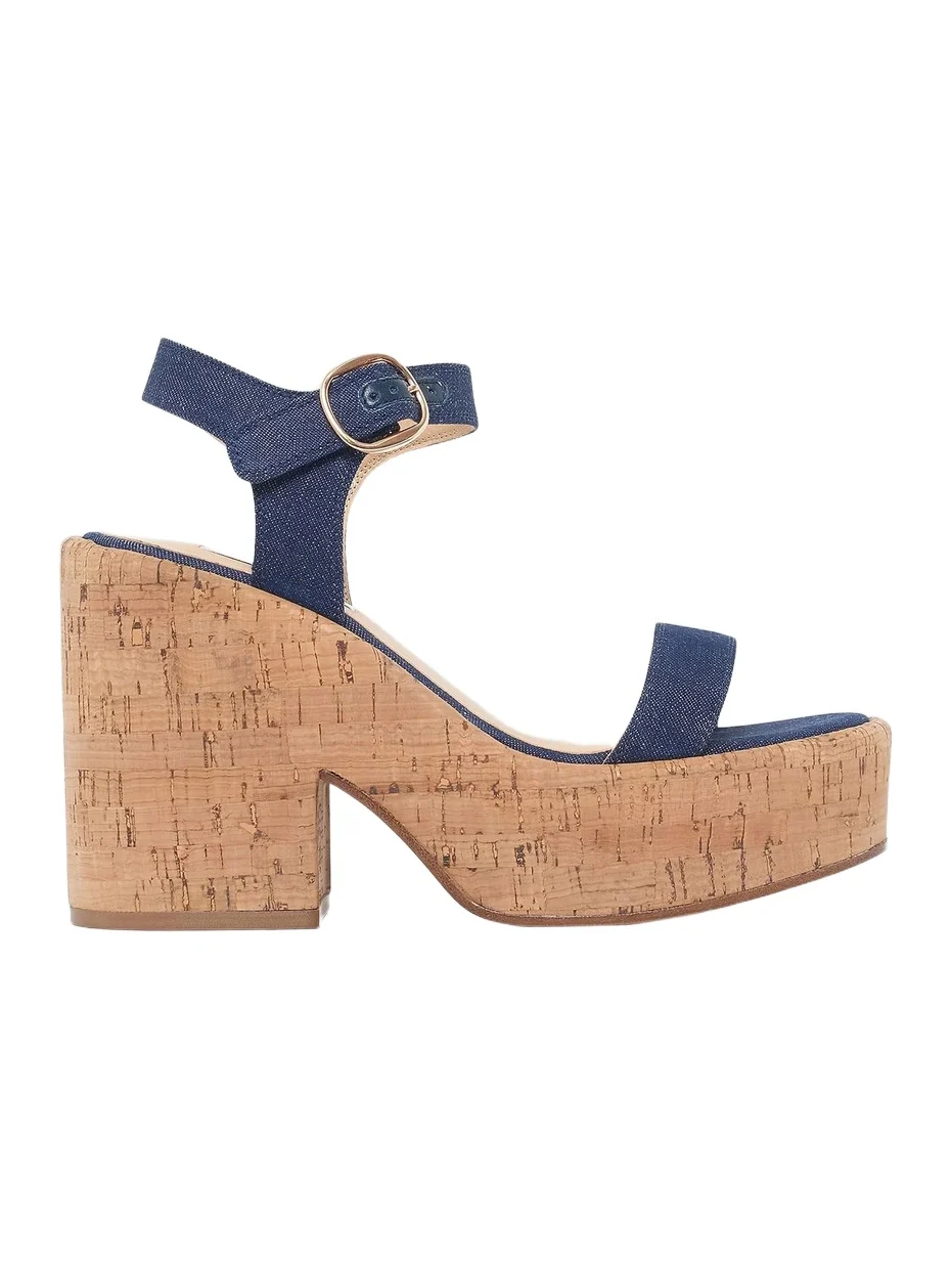 Women's Sardis 110MM Denim Platform Sandals