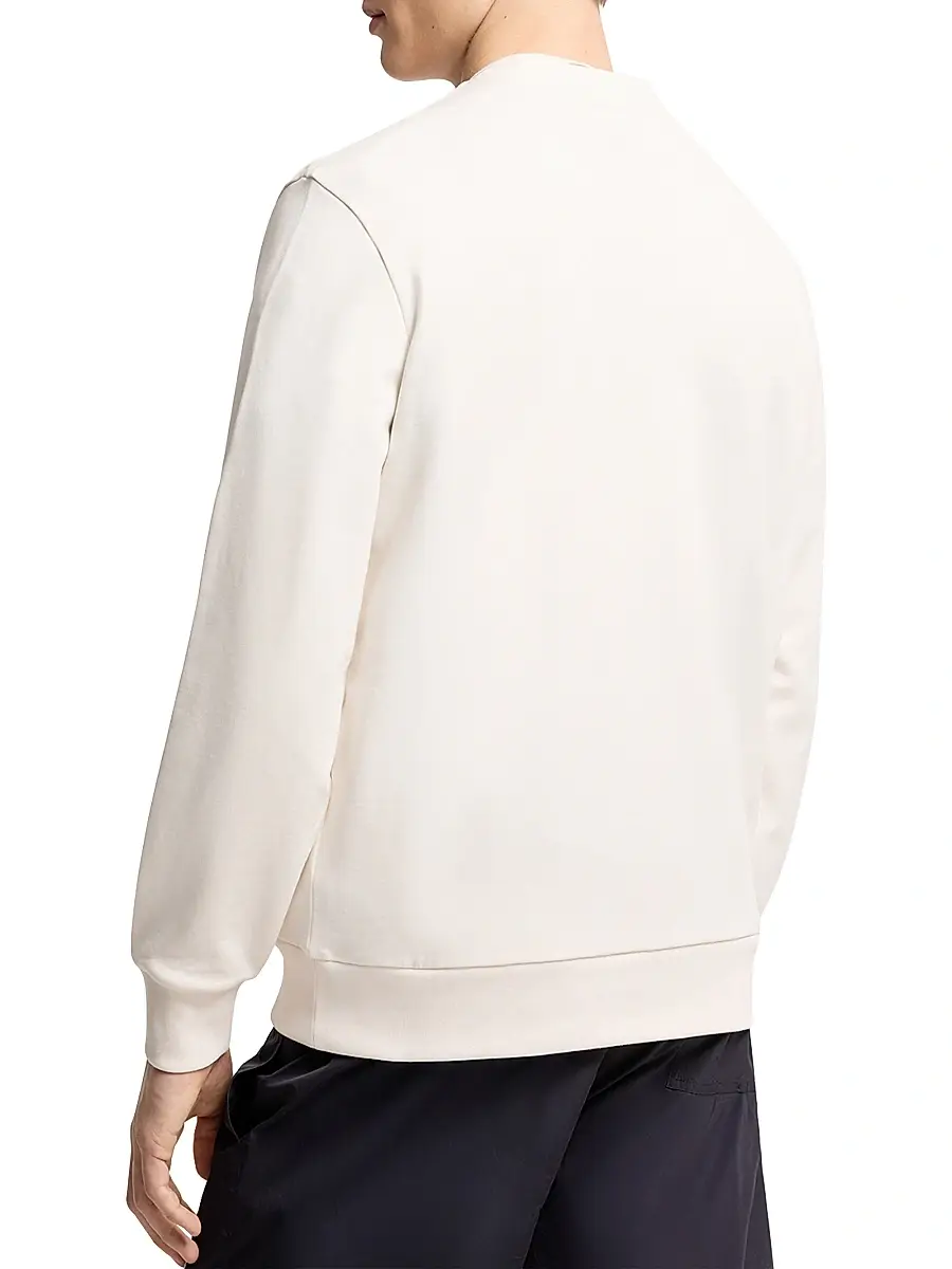 Moncler Men's Crewneck Sweatshirt in Cotton | Thumbnail 3 Moncler Men's Crewneck Sweatshirt in Cotton | Thumbnail 3