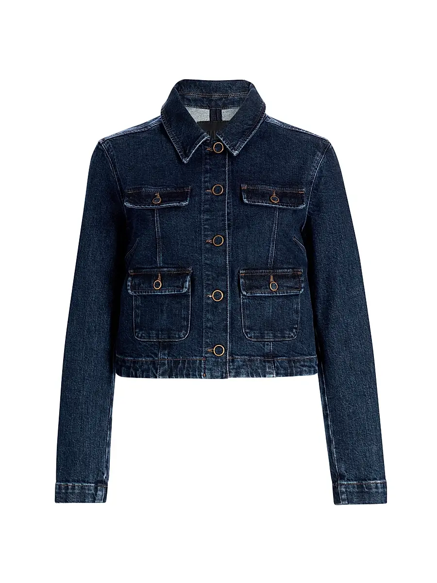 PAIGE Women's Lydia Utility Denim Jacket - Ballast | Image 1 PAIGE Women's Lydia Utility Denim Jacket - Ballast | Image 1
