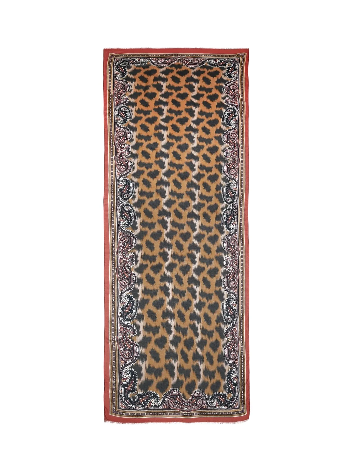 Women's Orfeo Animal-Print Modal-Cashmere Scarf Women's Orfeo Animal-Print Modal-Cashmere Scarf