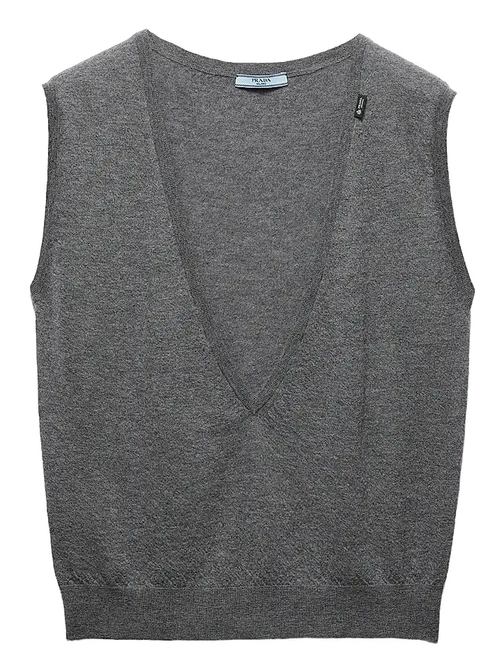 Women's Cashmere V-Neck Vest Sweater Women's Cashmere V-Neck Vest Sweater