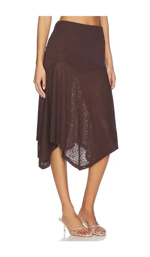 Runaway The Label Roxelle Handkerchief Midi Skirt | Thumbnail 2 Runaway The Label Roxelle Handkerchief Midi Skirt | Thumbnail 2
