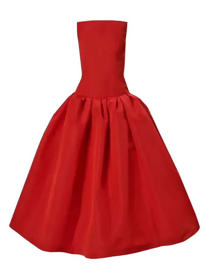 Strapless Silk Faille Gown Strapless Silk Faille Gown