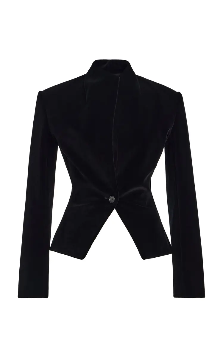 Brandon Maxwell The Alora Velvet Jacket