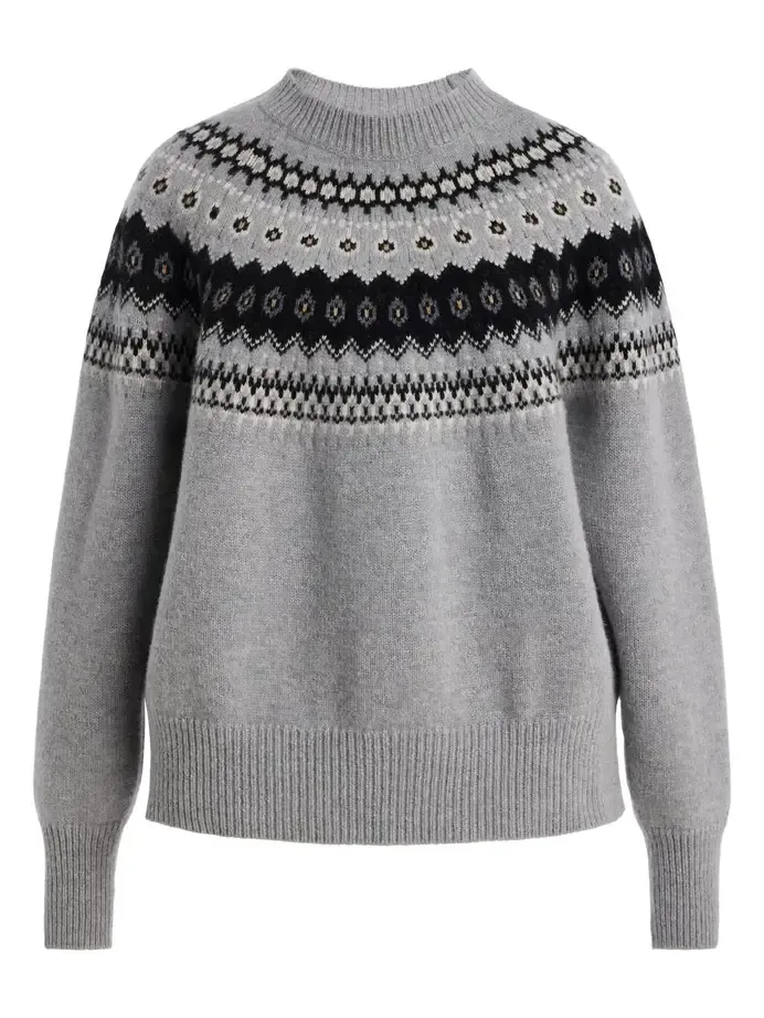 The Joanna Fair Isle Wool-Cashmere Sweater The Joanna Fair Isle Wool-Cashmere Sweater