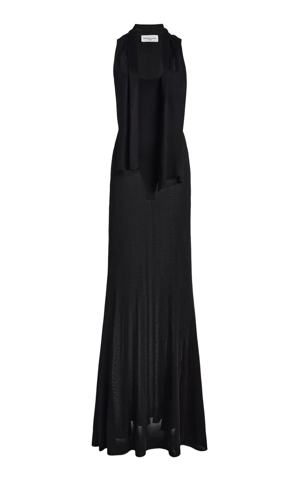 Brandon Maxwell The Siena Scarf-Detailed Gown