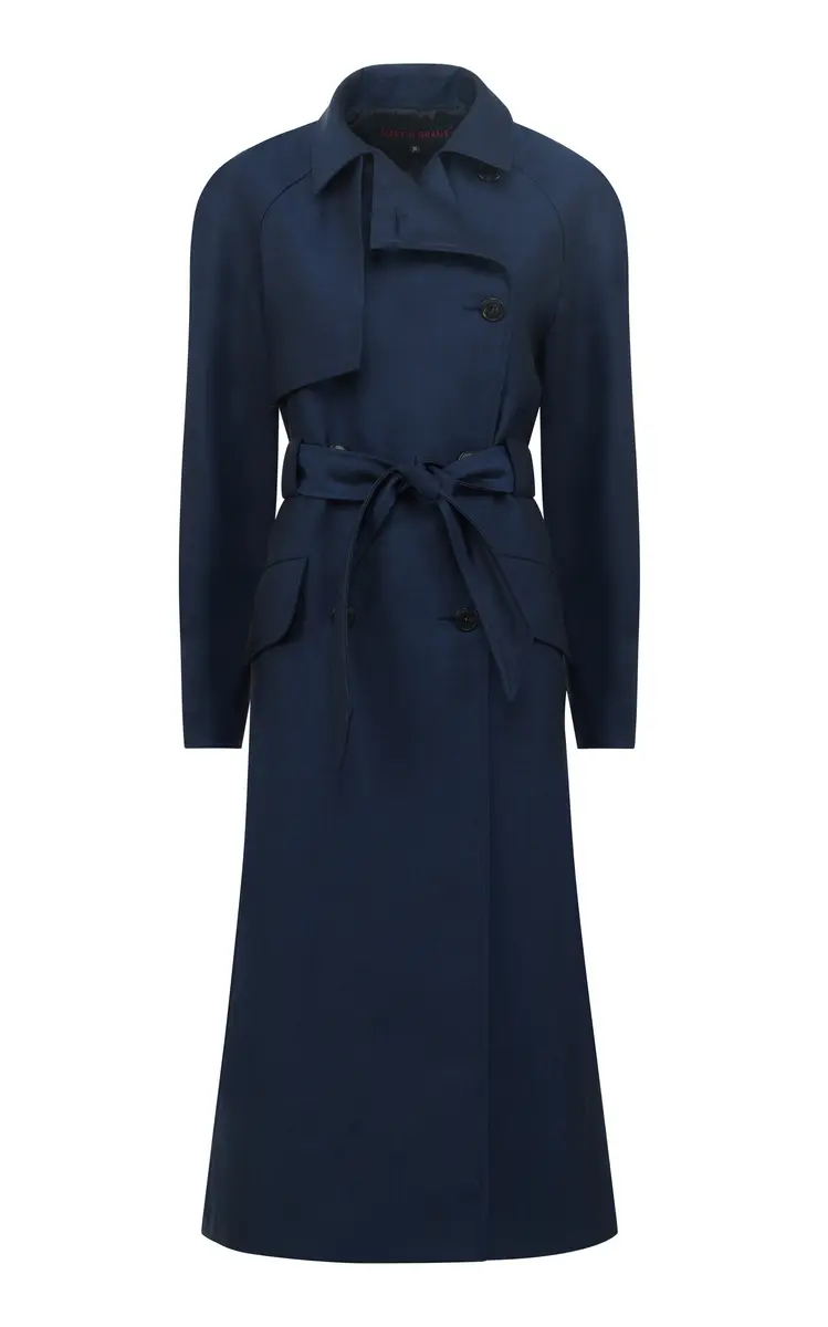 Martin Grant Double-Breasted Wool Trench Coat | Thumbnail 4