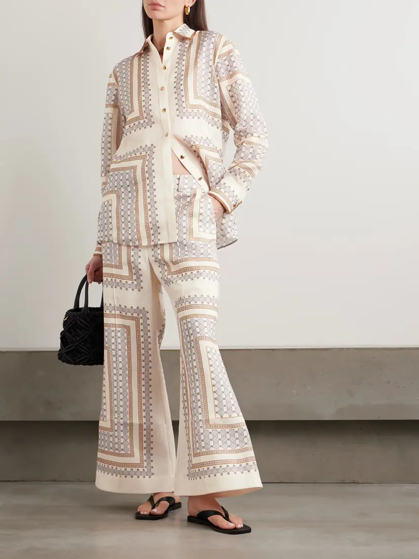 Zimmermann Printed Ramie Shirt | Thumbnail 2