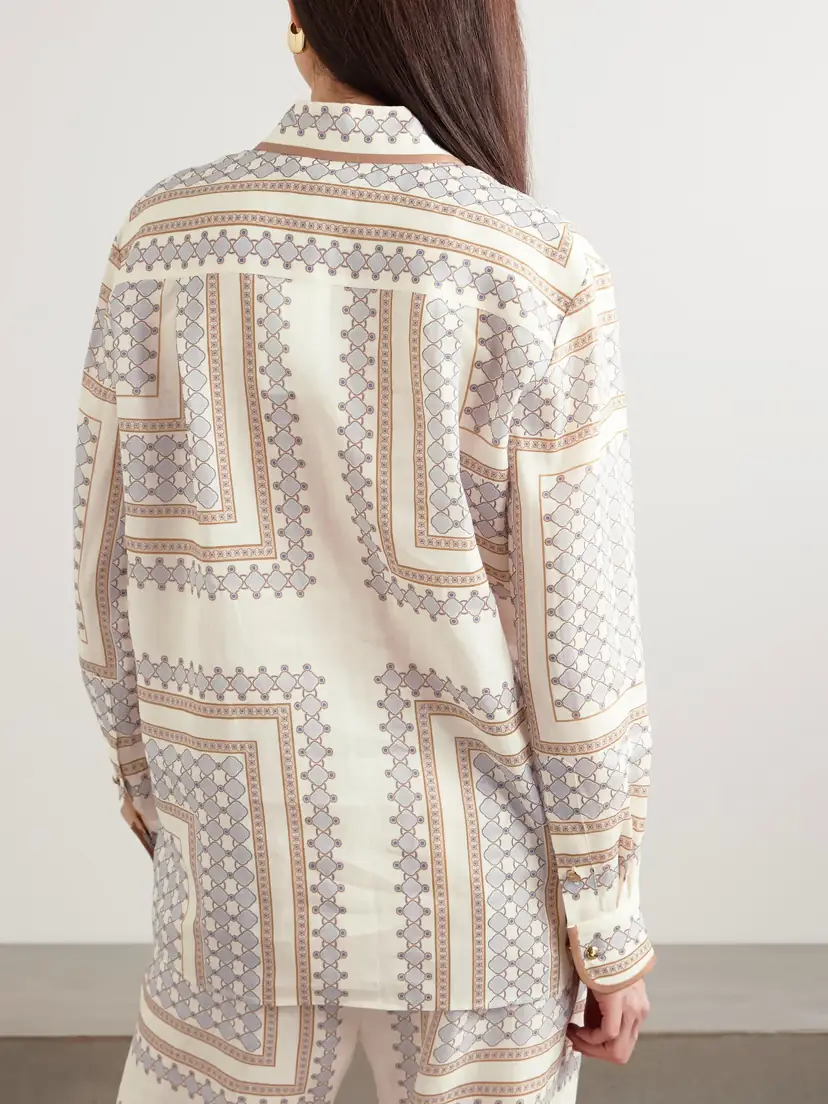 Zimmermann Printed Ramie Shirt | Thumbnail 3
