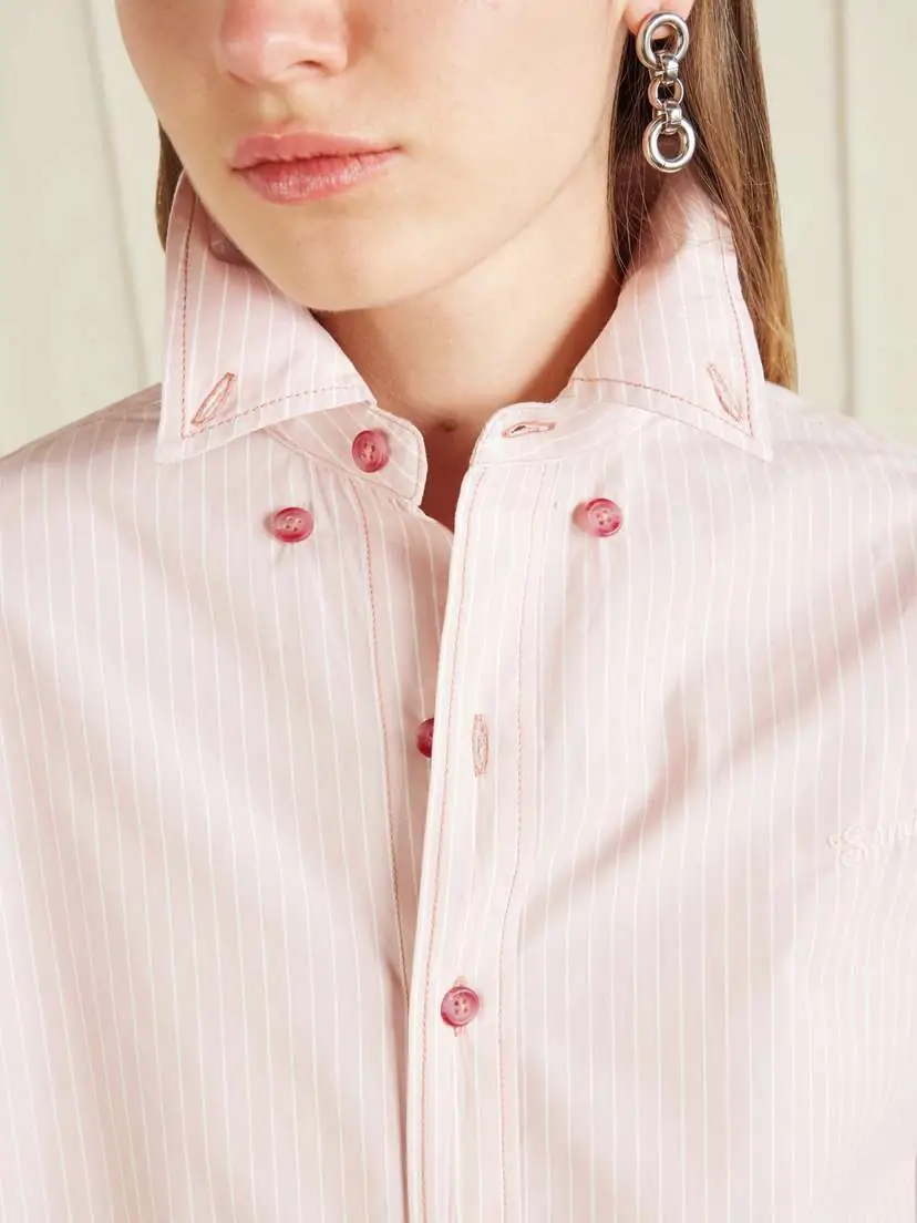 Sanderlak Striped Cotton Shirt | Thumbnail 5