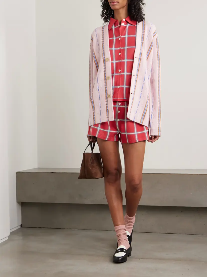 Guest In Residence Baja Striped Cashmere Cardigan | Thumbnail 2
