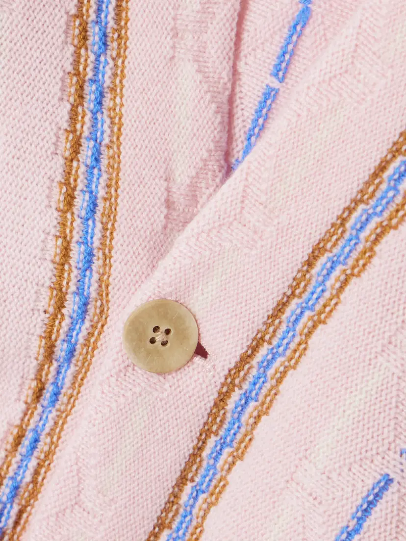 Guest In Residence Baja Striped Cashmere Cardigan | Thumbnail 5