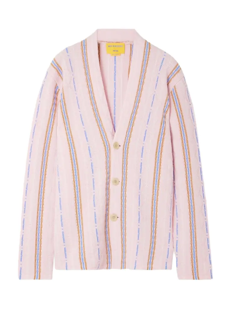 Baja Striped Cashmere Cardigan Baja Striped Cashmere Cardigan