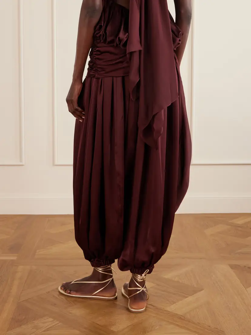 Zimmermann Luna Draped Silk Balloon Pants | Thumbnail 4 Zimmermann Luna Draped Silk Balloon Pants | Thumbnail 4