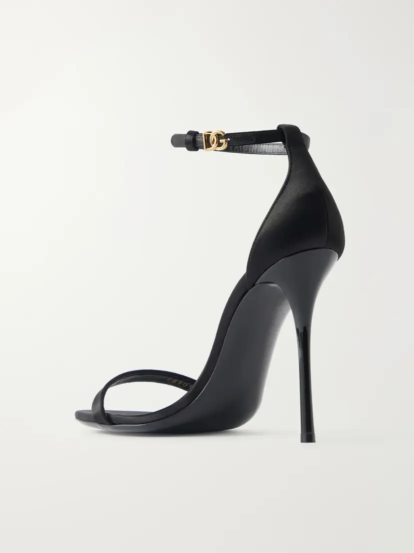 Dolce & Gabbana Satin Sandals | Thumbnail 3