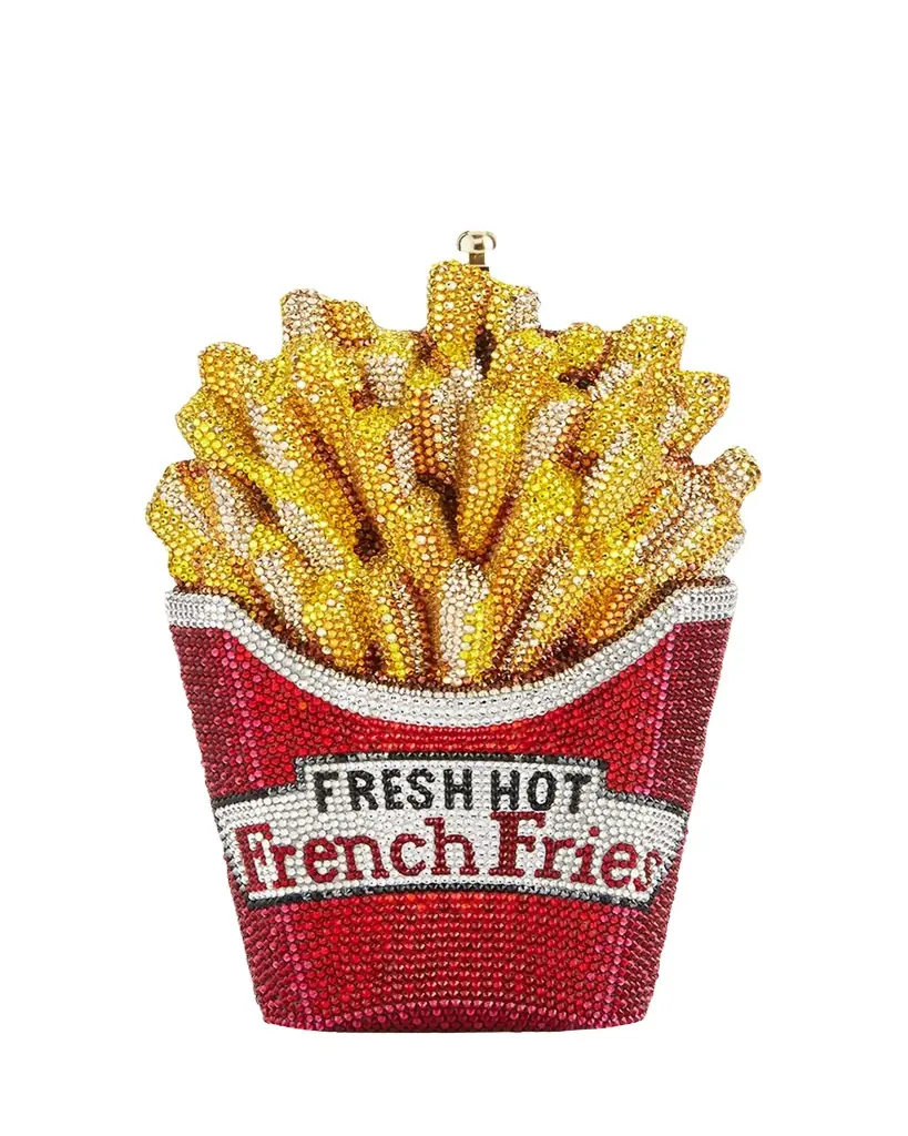 Judith Leiber Couture Fresh Hot French Fries Crystal Minaudiere Clutch Bag | Image 1 Judith Leiber Couture Fresh Hot French Fries Crystal Minaudiere Clutch Bag | Image 1