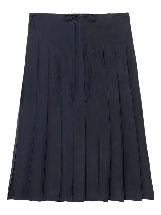 Silk Pleated Midi Skirt Silk Pleated Midi Skirt