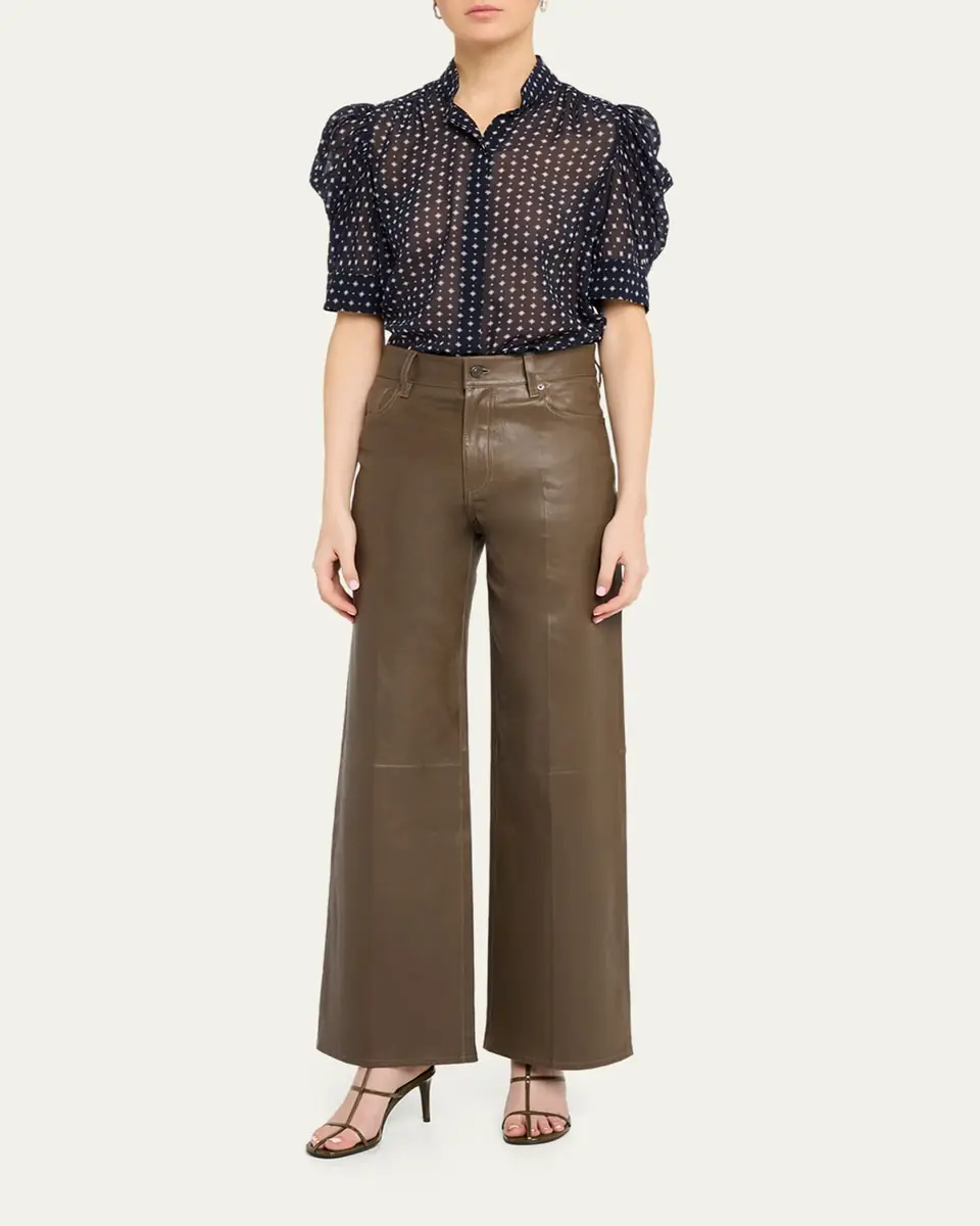 FRAME The Tie Print Gillian Blouse | Thumbnail 2 FRAME The Tie Print Gillian Blouse | Thumbnail 2