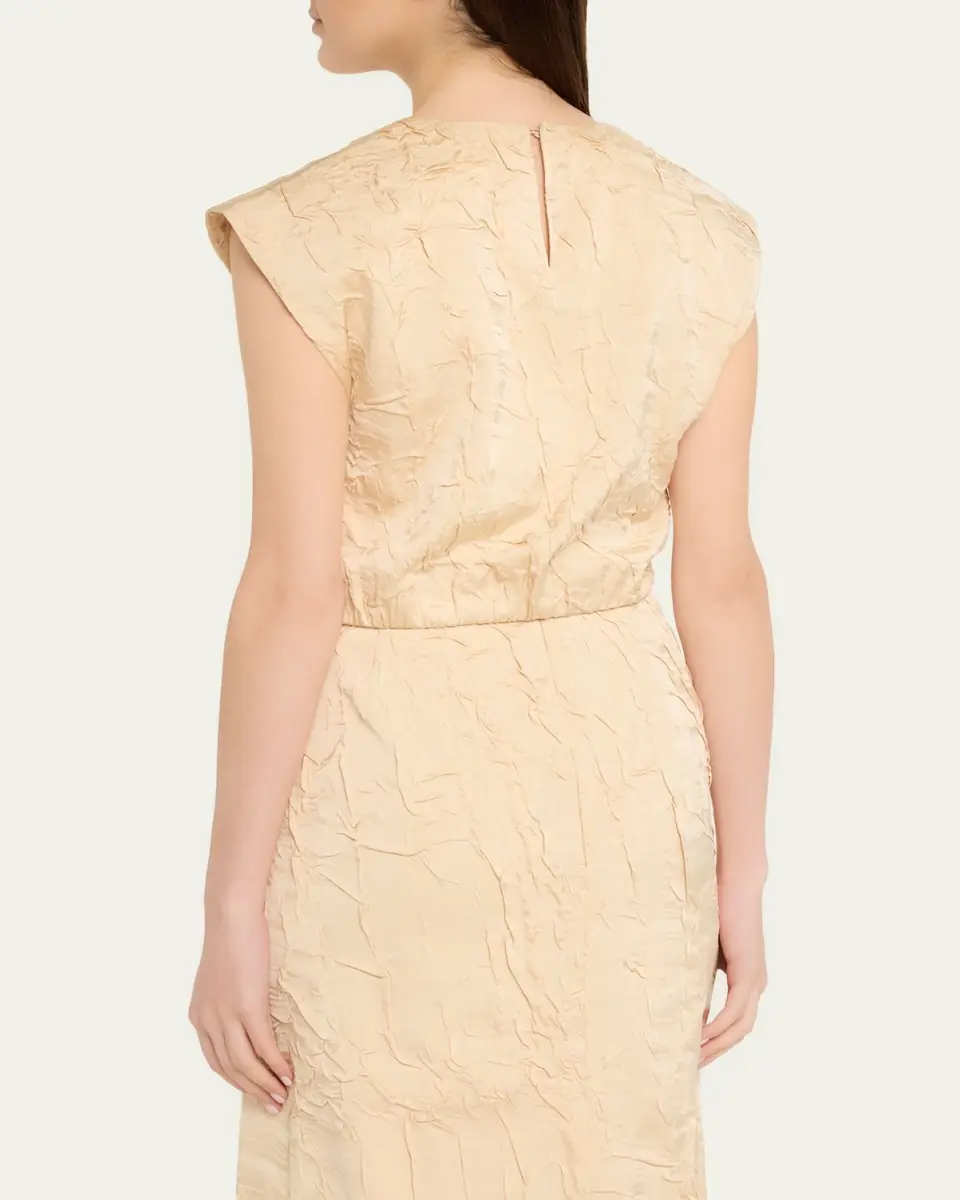 Ulla Johnson Gisella Satin Crop Top | Thumbnail 3