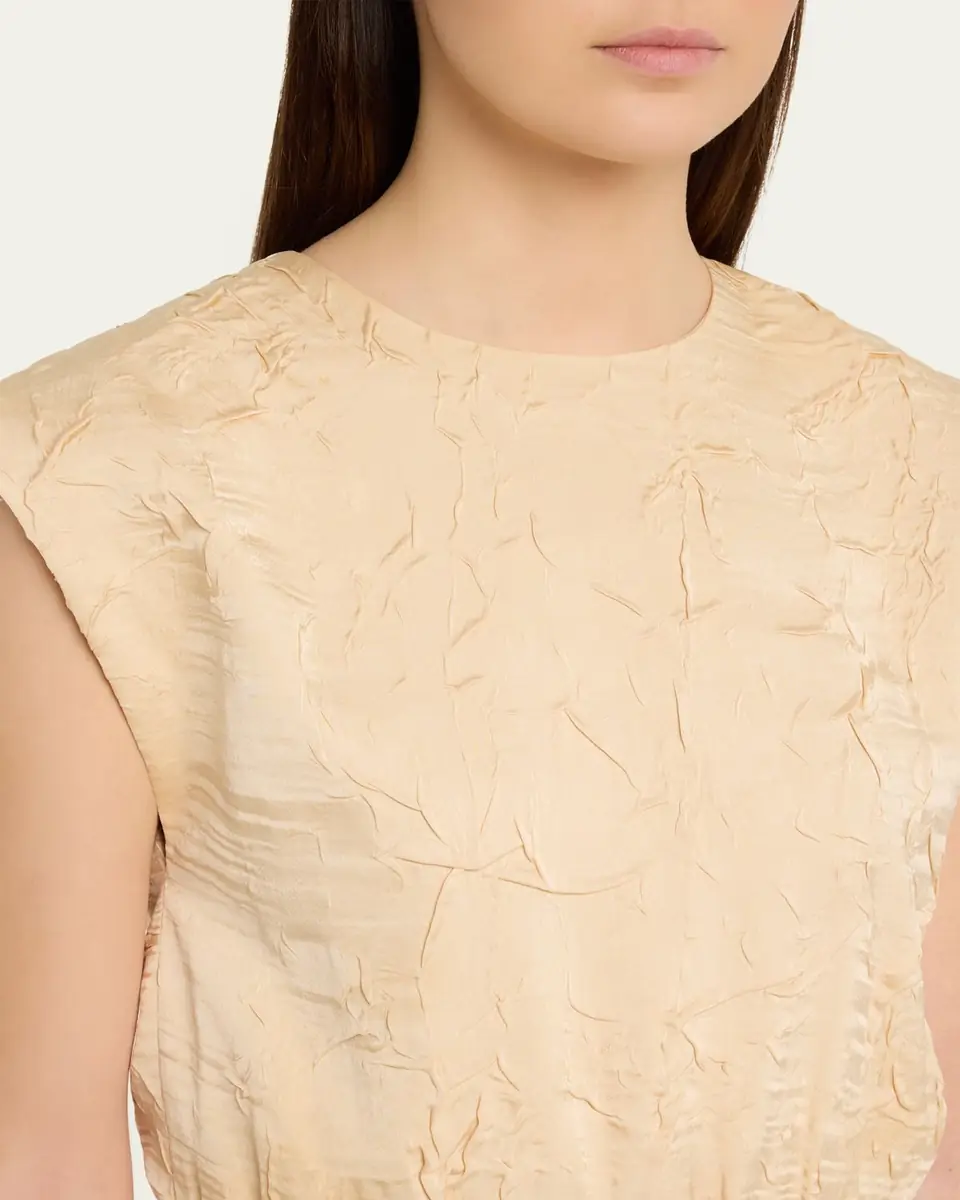 Ulla Johnson Gisella Satin Crop Top | Thumbnail 5