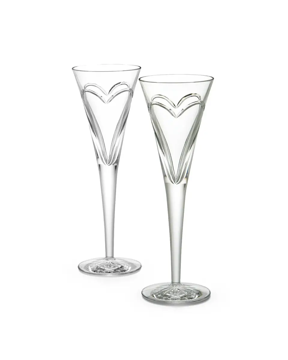 Waterford Crystal Wishes, Love, & Romance Flutes, Set of 2 | Thumbnail 2