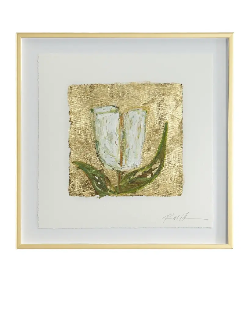 RFA Fine Art "Gold and Tulips" Giclee on Paper Wall Art