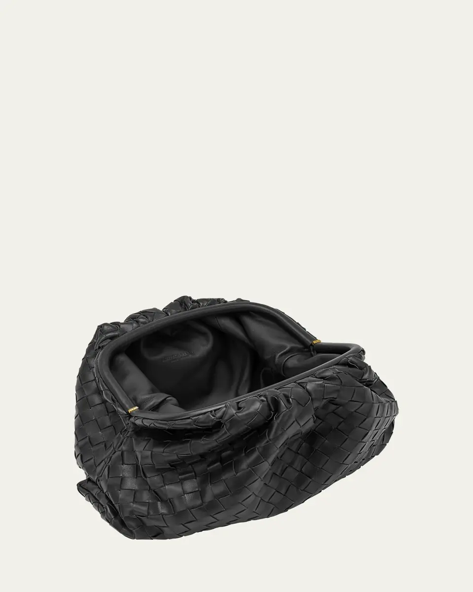 Bottega Veneta Lambskin Leather Pouch Clutch Bag | Thumbnail 2 Bottega Veneta Lambskin Leather Pouch Clutch Bag | Thumbnail 2
