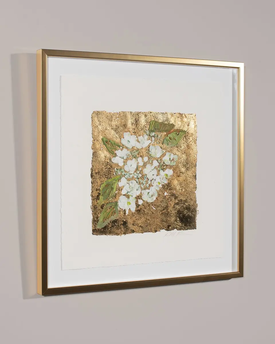 RFA Fine Art "Gold and Hydrangea" Print Art by Robert Robinson | Thumbnail 2