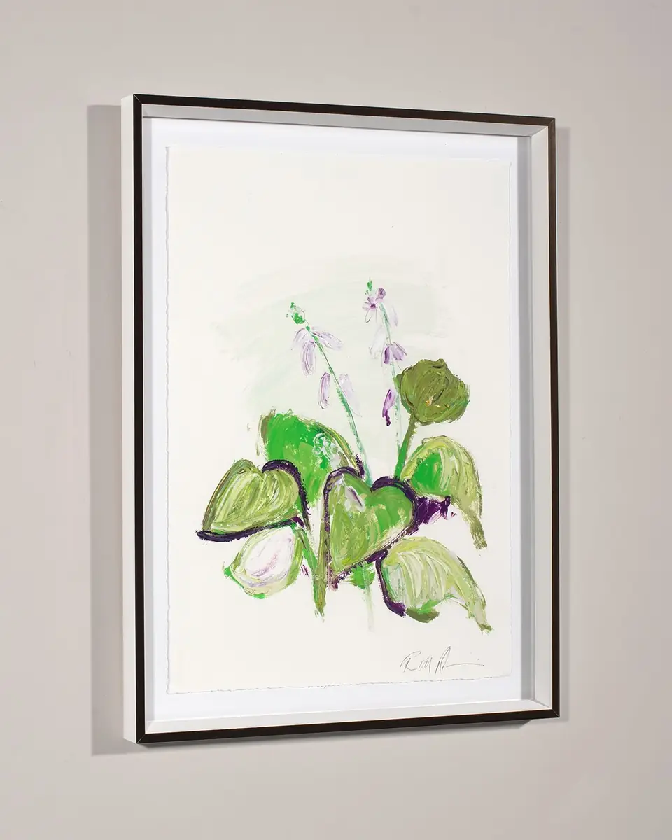 RFA Fine Art "White Glove Series - Hosta" Art Print by Robert Robinson | Thumbnail 2