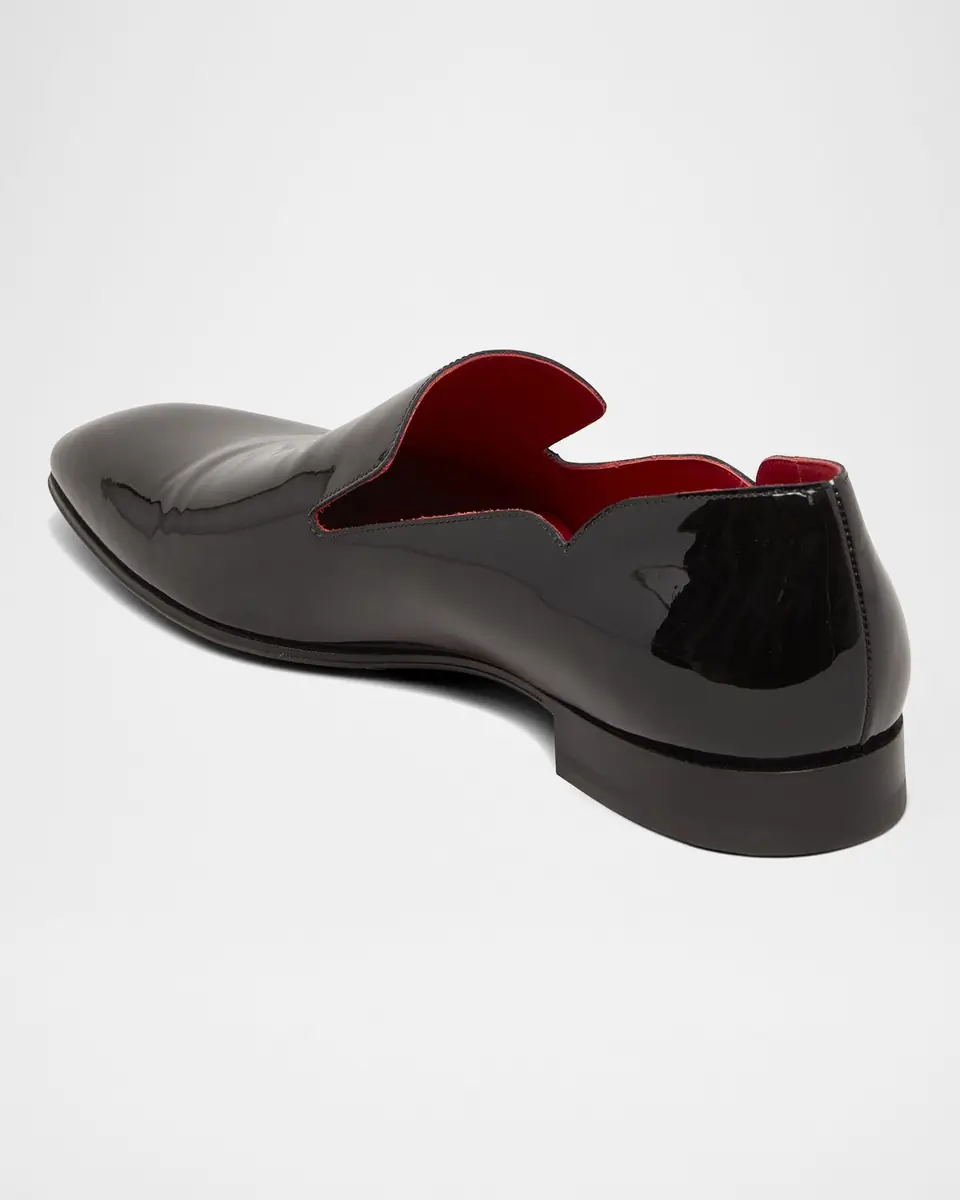 Christian Louboutin Men's Dandy Chick Flat Patent Leather Loafers | Thumbnail 3 Christian Louboutin Men's Dandy Chick Flat Patent Leather Loafers | Thumbnail 3